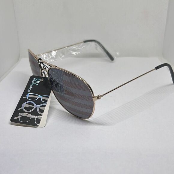 Aviator Patriotic Unisex USA 4th of July Independence Day Sunglasses - Picture 1 of 3